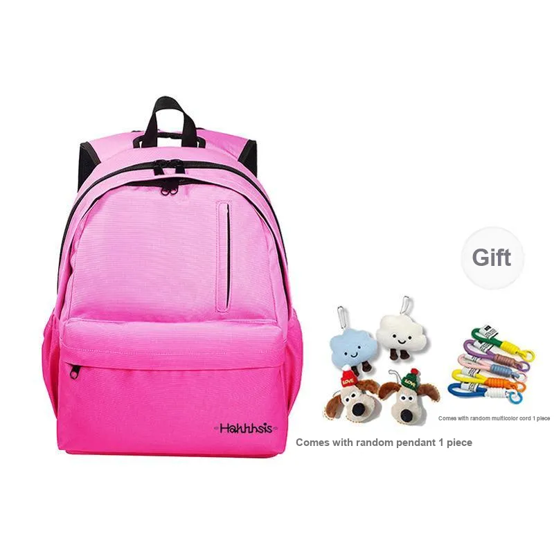 Hahhhsis Polyester Middle School Student, High School Student, University Student Backpack Unisex Gradient Coffee-20