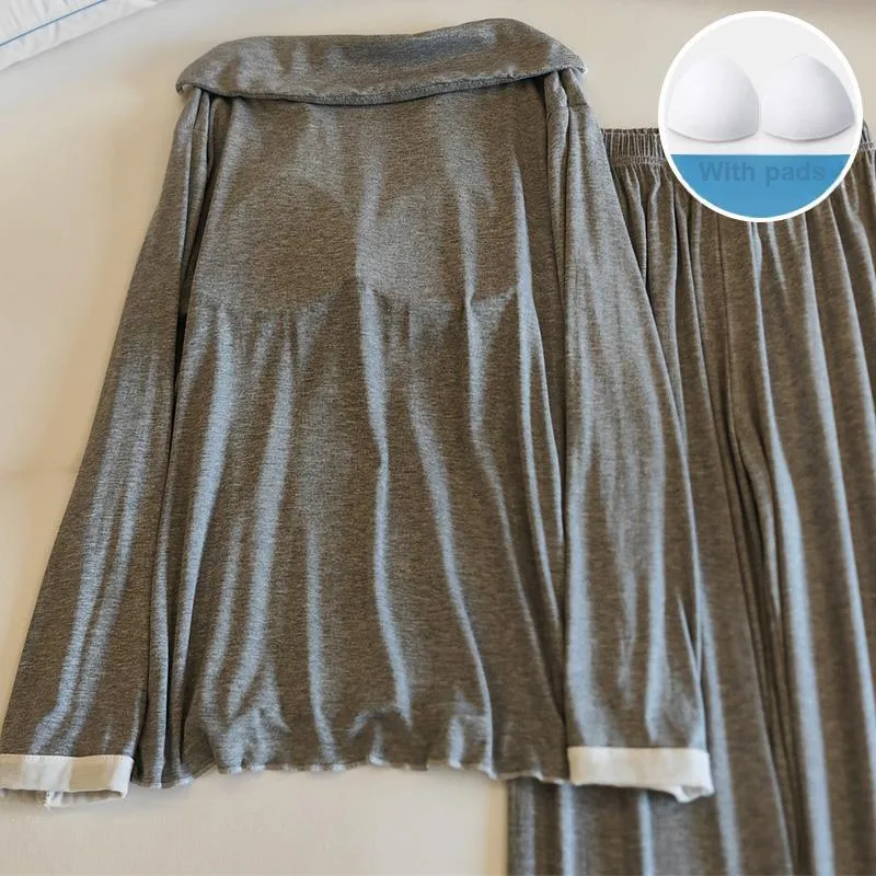 Sleeping Beauty Pajama Set Women's Light Gray-4
