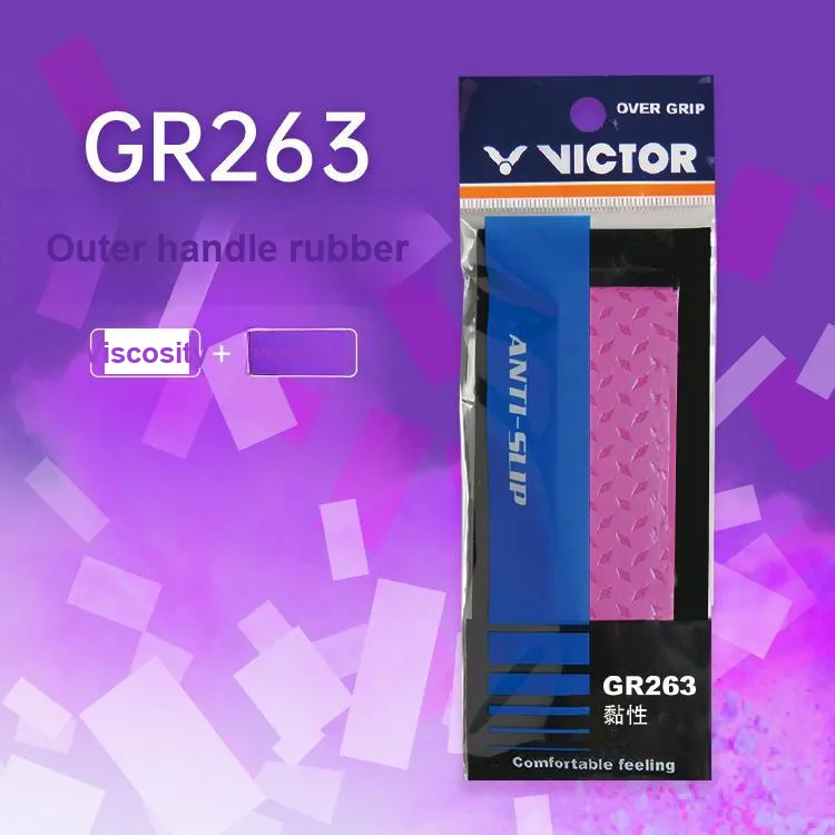 VICTOR Badminton Grip Tape PU Polyurethane Badminton Racket Thin 1 Pack-8