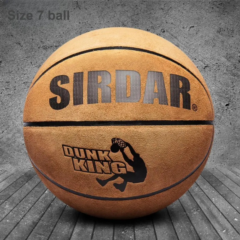 SIRDAR Cow Leather Basketball Brown Size 7 Training Unisex-4