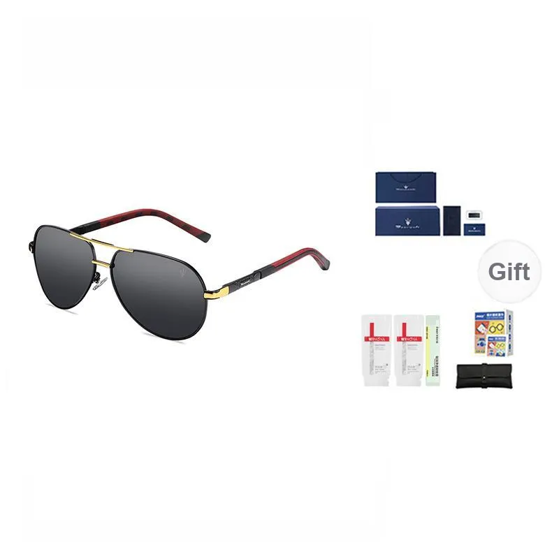Maserati Aviator Sunglasses Unisex-3