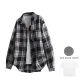 Black Plaid[Long-Sleeved]Comes with White T-Shirt