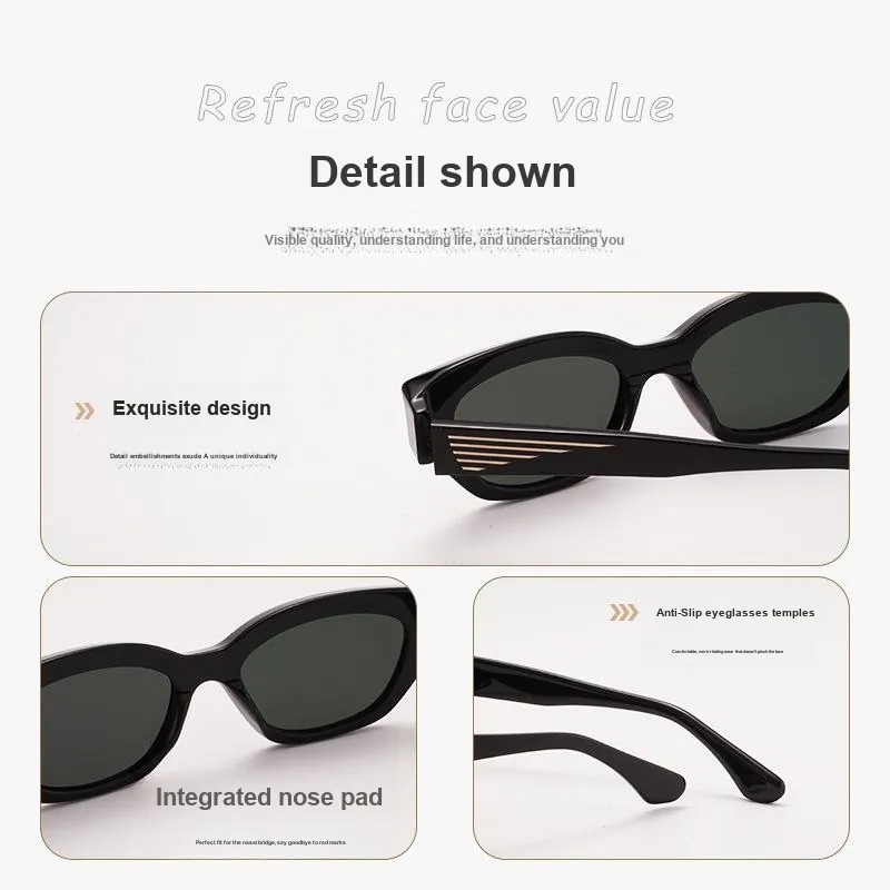 MITHAOL KUSC Cat Eye Sunglasses Unisex-4