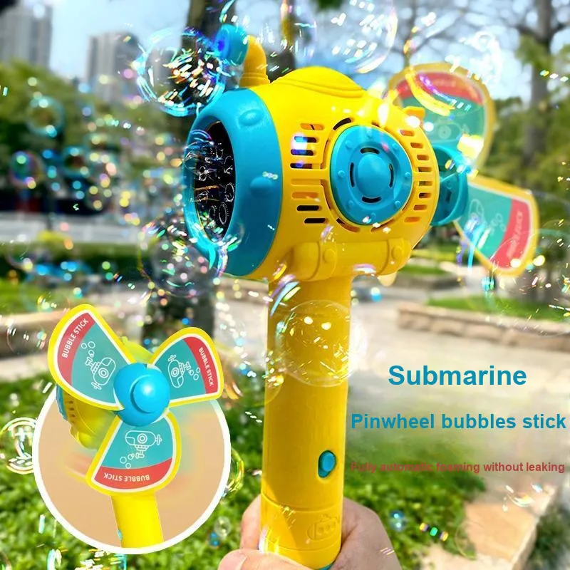 Gollum Submarine Windmill Handheld Fully Automatic Leakproof And Non-Toxic Water Bubble Machines-2