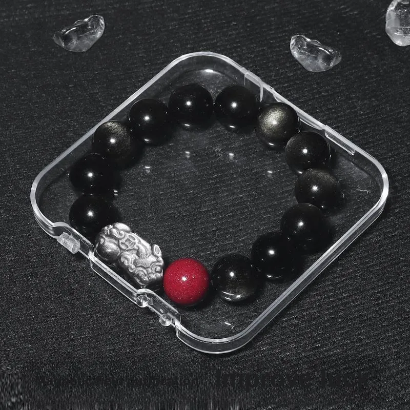 ILolu Obsidian Bracelets Unisex-14