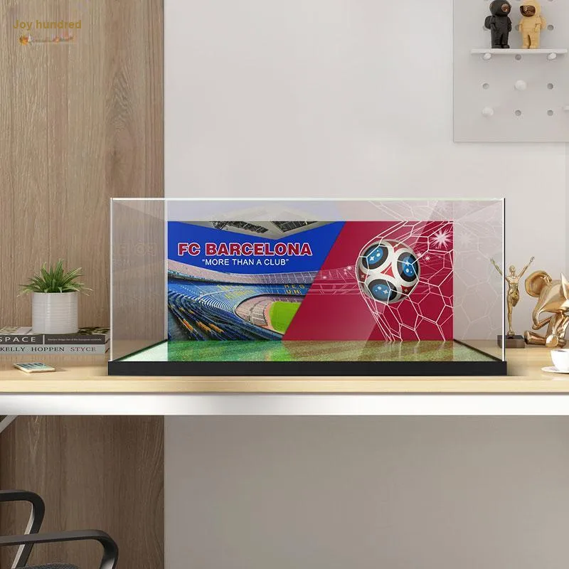 LIGHT YOUR BRICKS Lego 10284 Barcelona Nou Camp Display Case Football Field Compatibility Model Accessories-5