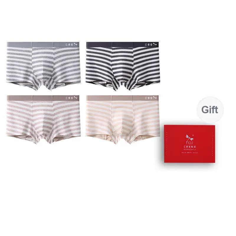 RED DRAGONFLY Cotton Panties Men's Box 4 Pack-6