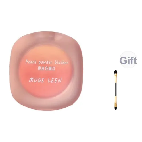 MUGE LEEN 2025 Персик Румяна Матовый Гладкий Низкая насыщенность Pure Desire Стиль Румяна Натуральный Мелкие блестки