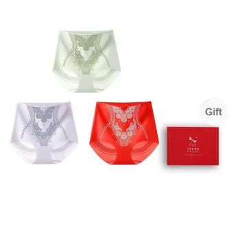 RED DRAGONFLY Underpants Women's 3 Pack Gift Box Set