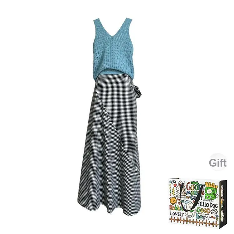 Dippanis Two Piece Skirt Sets Women's-1