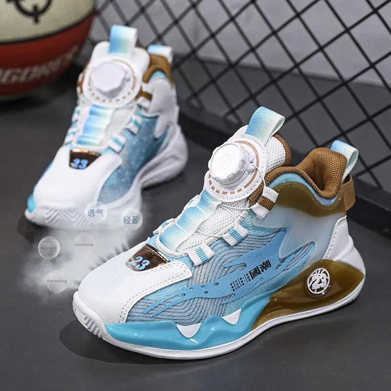 FIRS Kids Durable Breathable Low Top Children's Basketball Shoes Kids'-10