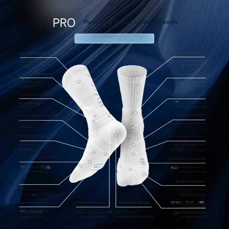 I.t.b Basketball Socks Men's 4 Pack-5