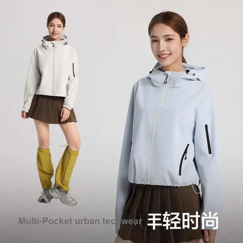 Merry City Breathable Waterproof Windproof And Abrasion Resistant Sun Protection Clothing Women's-5