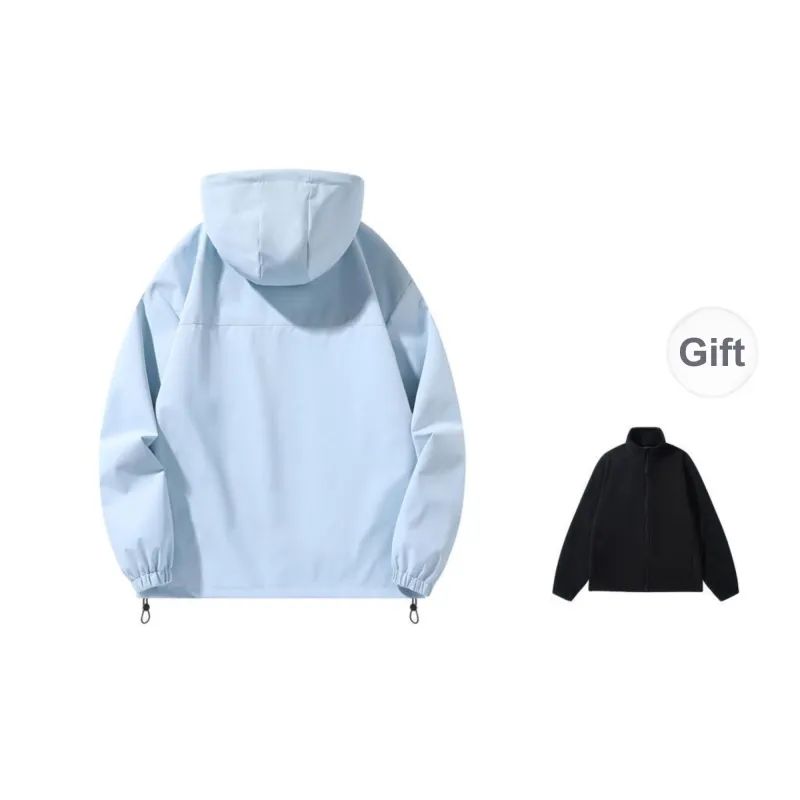 ROBINHOOD Water-Resistant Windproof Breathable Warm Water-Repellent Windbreaker Jacket Unisex-14