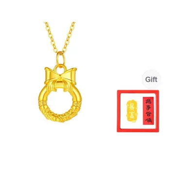 Chongqing Gold Store 999 Fine Silver Necklaces Women's