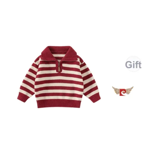 PIERRE CARDIN Бежевый с Красными Полосами KIDS Свитера