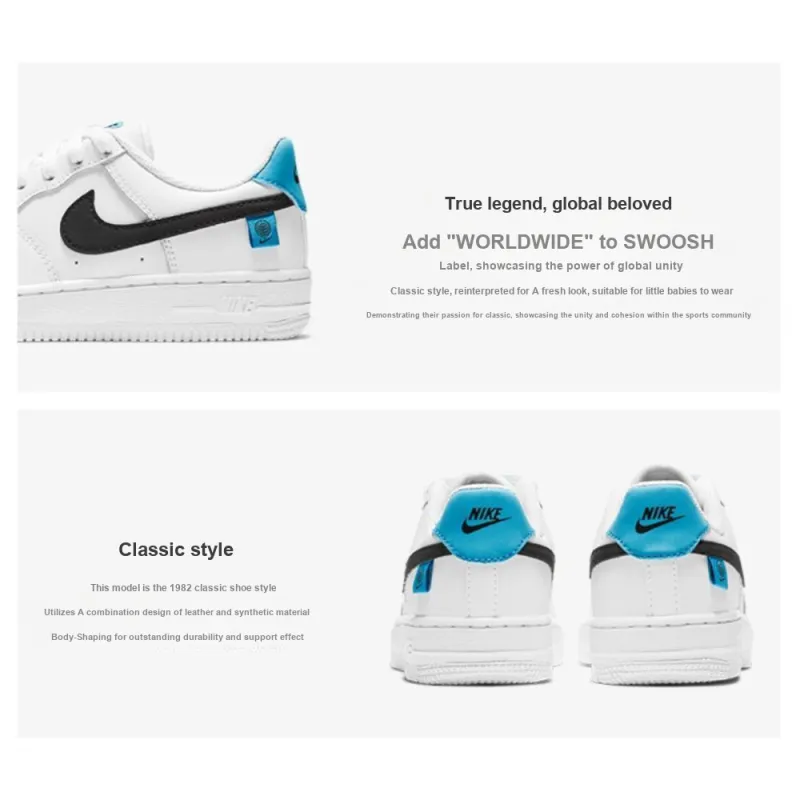 Nike Air Force 1 Low 07 Worldwide Pack Blue Fury PS-1