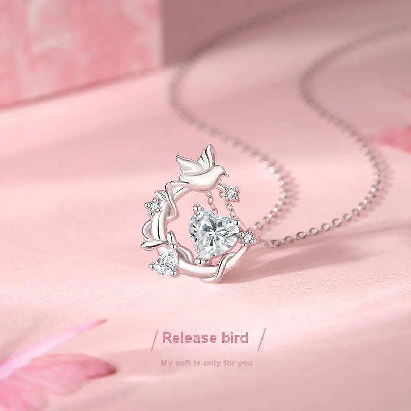 Hurry That Year S925 Silver Necklaces Women's-1