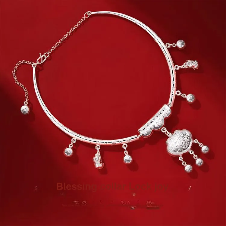 CHINA GOLD Sterling Silver 990 Necklaces Kids'-1