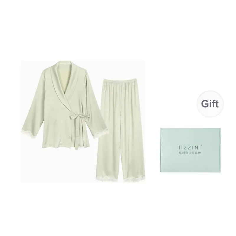 IIZZINI Pajama Set Women's Aqua Green-1
