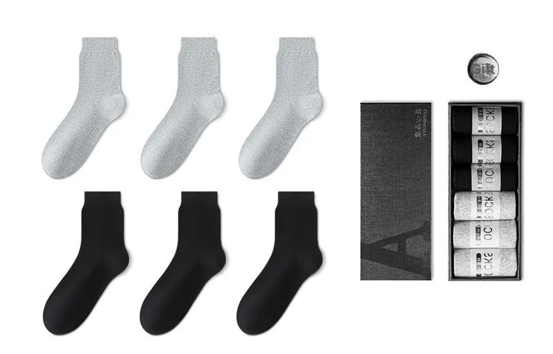 Taste the color Men Mid Calf Socks-4