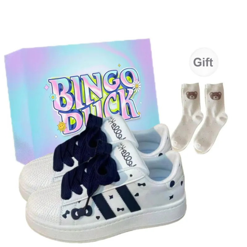 BINGO DUCK Skateboard Shoes Women's-2