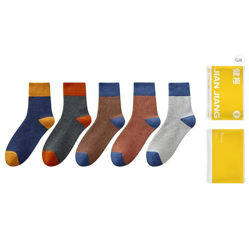 Master Mid Calf Socks Men's Shopping Bag Combo Set-15