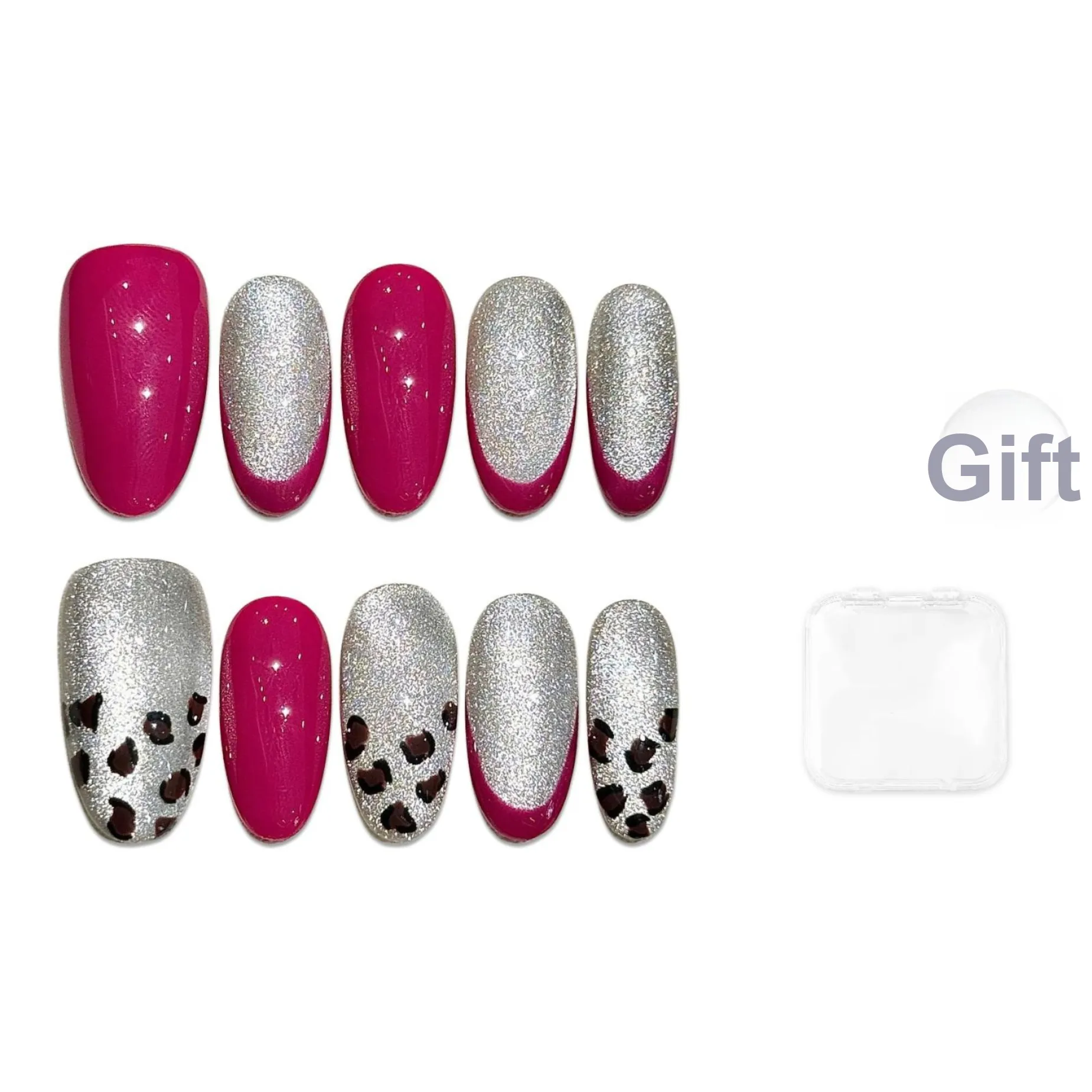 Song Biography Розовый Мягкий Элегантность Премиум Feel False Nail Короткий Круглый 20 мм