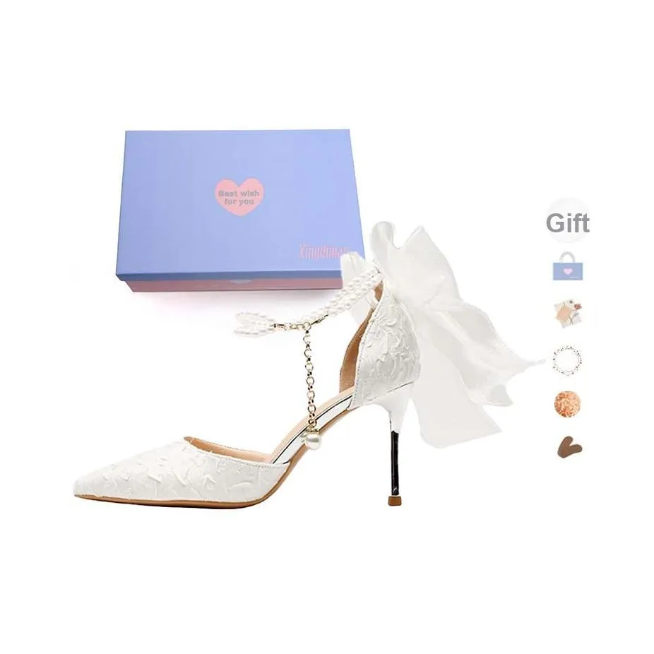 Xingdiman Узкий каблук Высокие каблуки Женские Белые