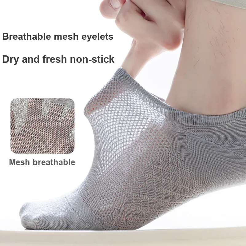 Primeet Ankle Socks Men's 5 Pack-2