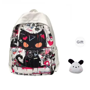 PAIBLOKS Nylon Backpack Regular Unisex Multicolor