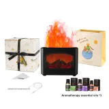 Obsidian Black-The Little Prince Clothing Sets[Includes 3 Bottles of Aromatherapy Essential Oils]