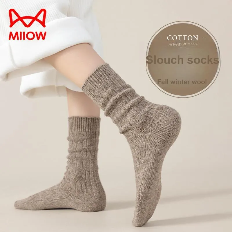 MIIOW Mid Calf Socks Women's Combo Set-6