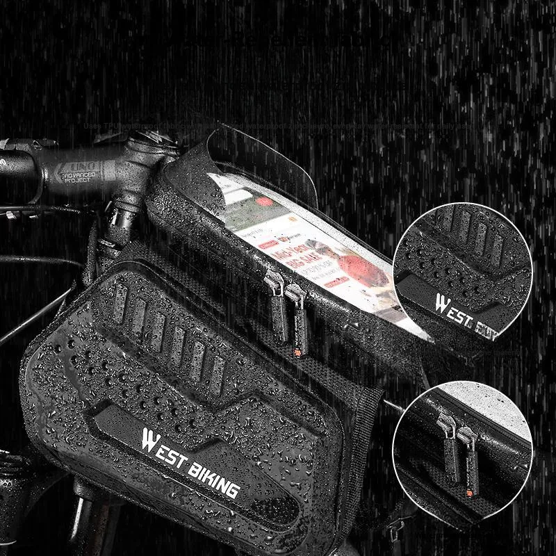 WEST BIKING Riding Equipment Unisex Degradable Eco Friendly TPU Shell With TPU Touchscreen-4