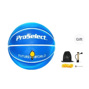 ProSelect PU Basketball Jelly Blue Size 5 Ball Reflective Training Unisex