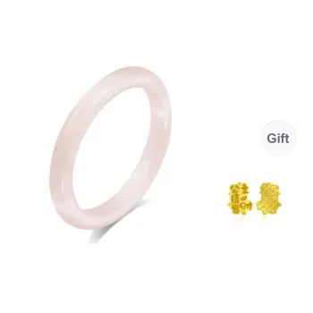 Master Kim Glass Cat Eye Jade Bangles Women's