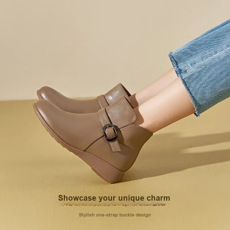 DG Ankle Boots Women's Black/Khaki-5