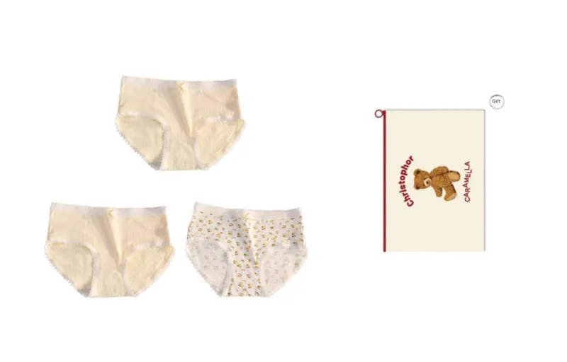Caramella Underpants Women's Shopping Bag 3 Pack-10
