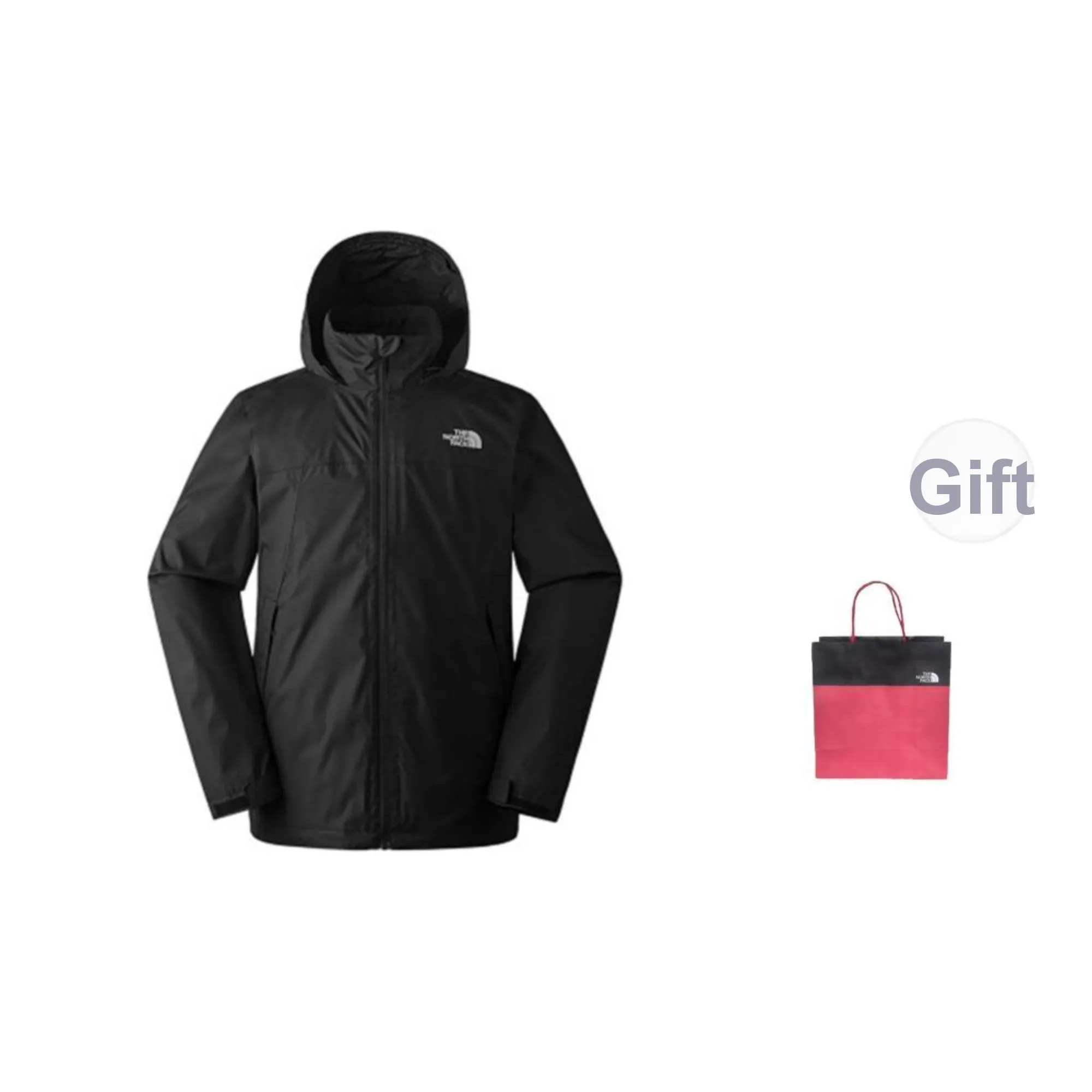 THE NORTH FACE Jackets Coats Men's Black+Shopping Bag