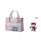 Qiaojin-Landscape Stream Pink, Medium Tote Bag