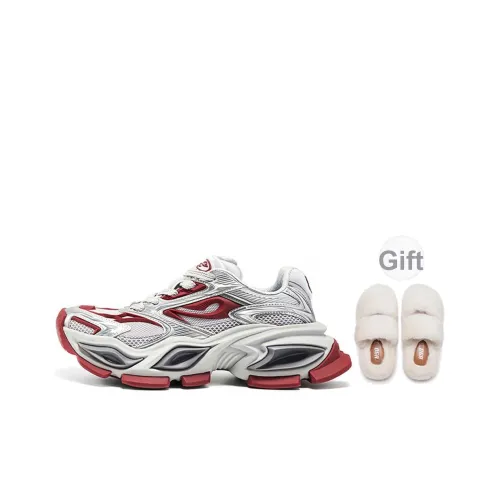 OGR Heterochromia GAZE Low Топ Толстая подошва Кроссовки Унисекс Малиновый