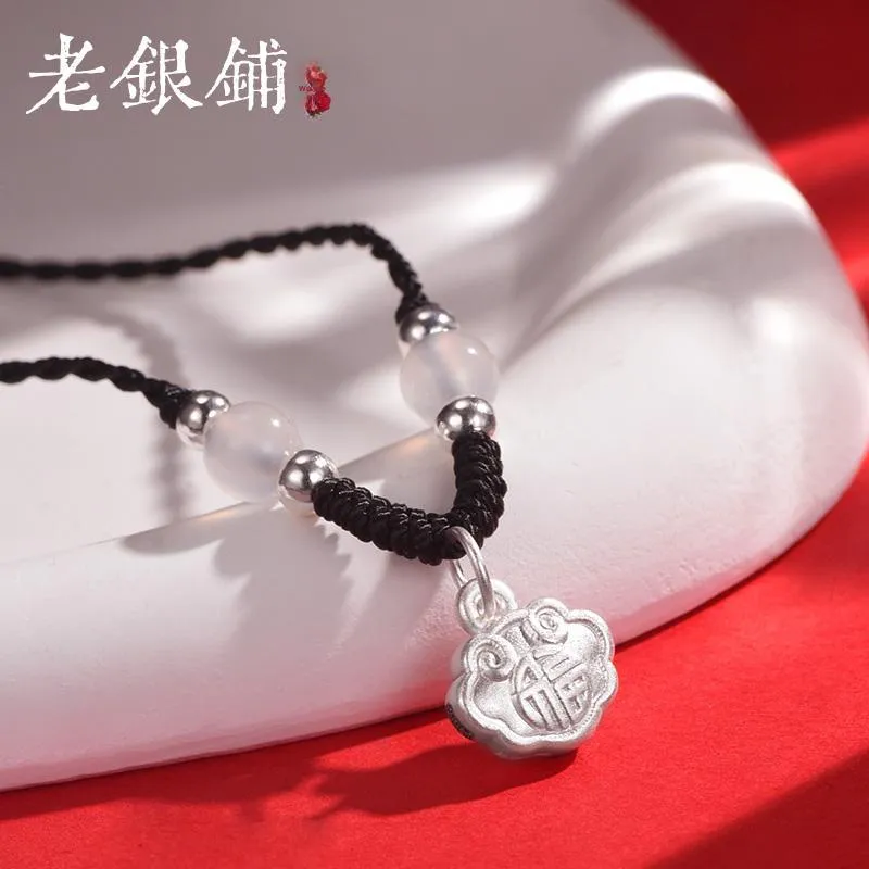 Wylyp 999 Fine Silver Necklaces Women's Silver-1