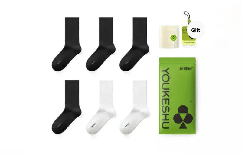 YOUKESHU Unisex Mid Calf Socks-20