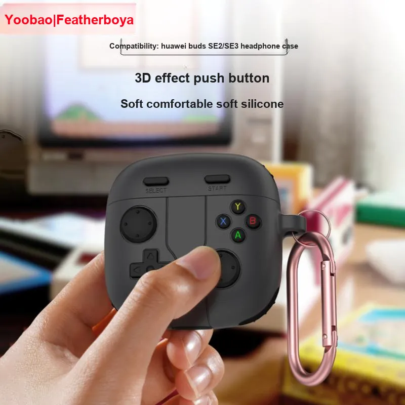 Yoobao Compatibility  Huawei Buds SE3/2 Silicone Game Console Design Headphone Cases-3