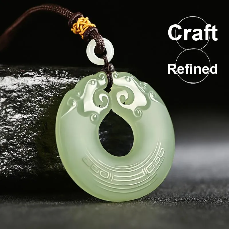 KUNYUYAO Pendants Pale Greenish White Jade Unisex-8