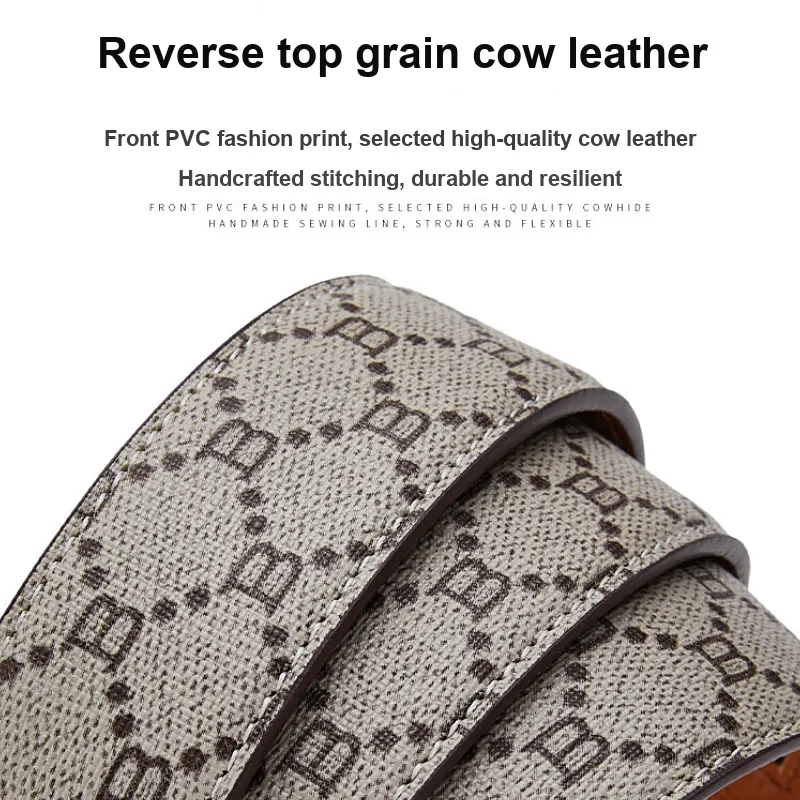 ROBINHOOD Cow Leather Belts Men's 3.5cm-5
