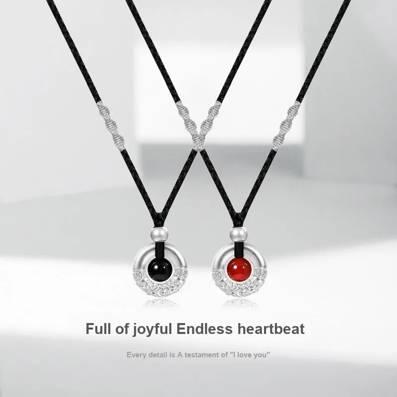 JUICY GRAPE Agate Jade Necklaces Unisex-1