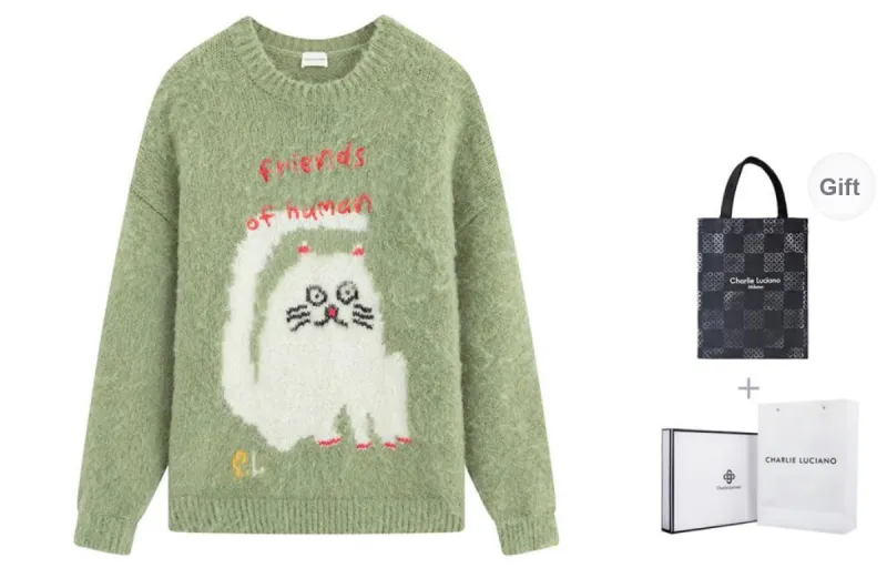 Charlie Luciano Sweater Unisex Green-0