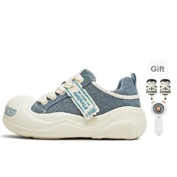 Teenmix Tarepanda Dango Open Ended Smiley Face Breathable Lightweight Low Top Casual Shoes Women's
