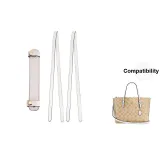 (Ecru) Mollie 25 Shoulder Strap (2 Pack)+Ecru-Pressure Relief Shoulder Pads (New Version More Invisible)